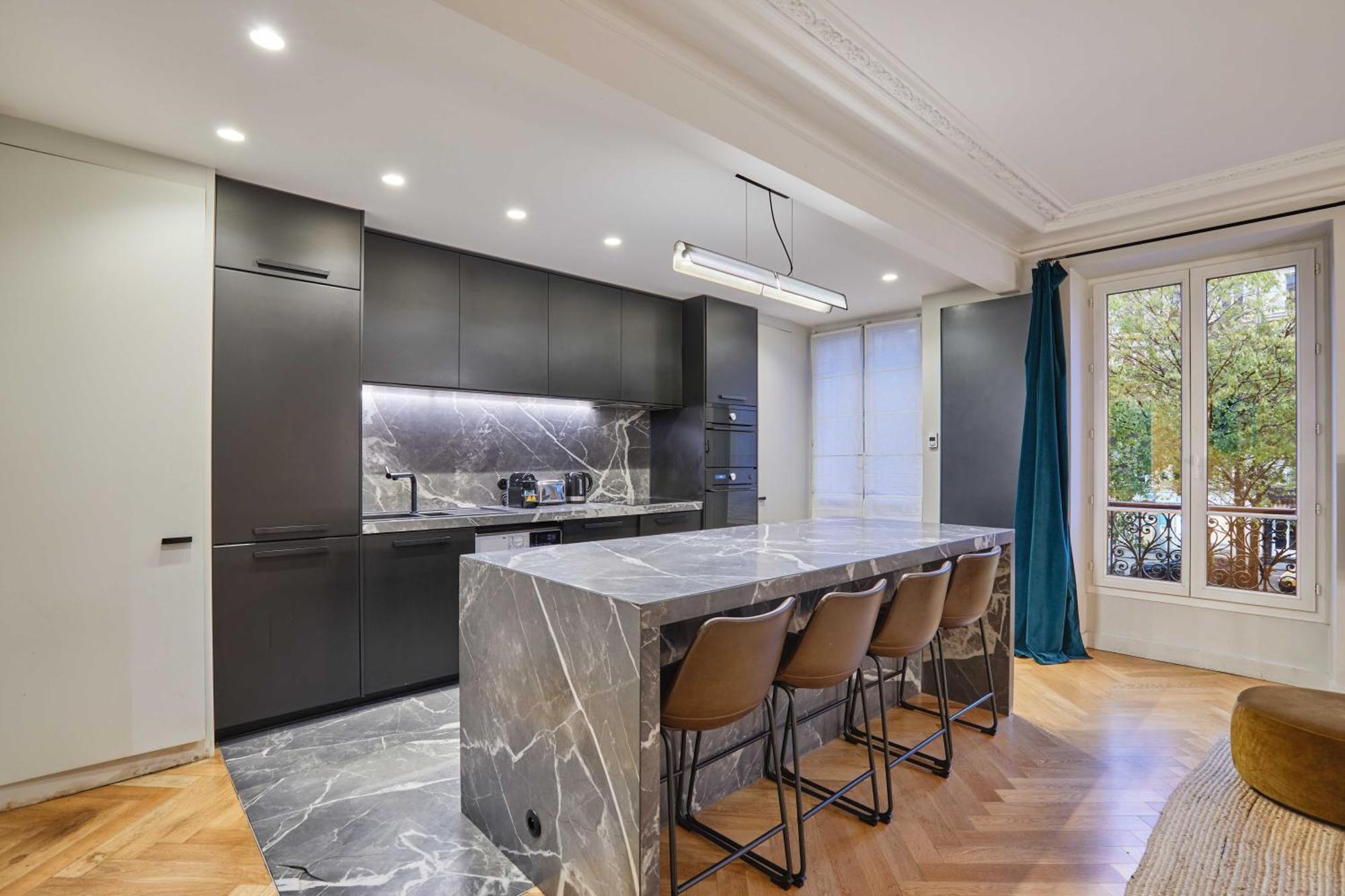 Magnificent Apartment - 3Br- 8P - Batignolles Париж Экстерьер фото